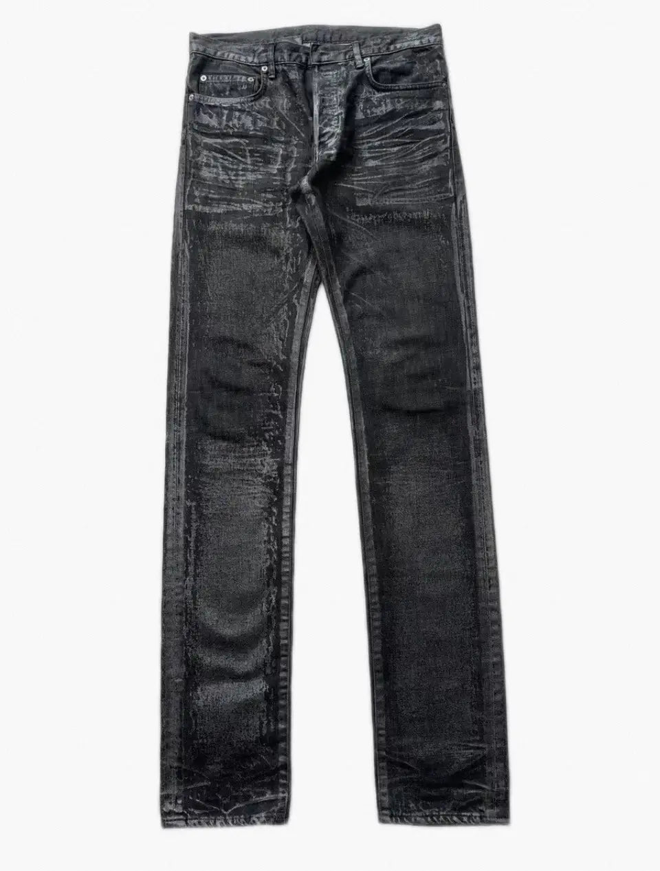 Homme Black Luster Denim Jeans