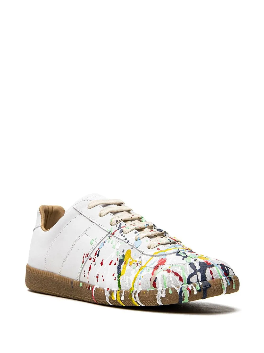 Paint Splatter Gats (White)