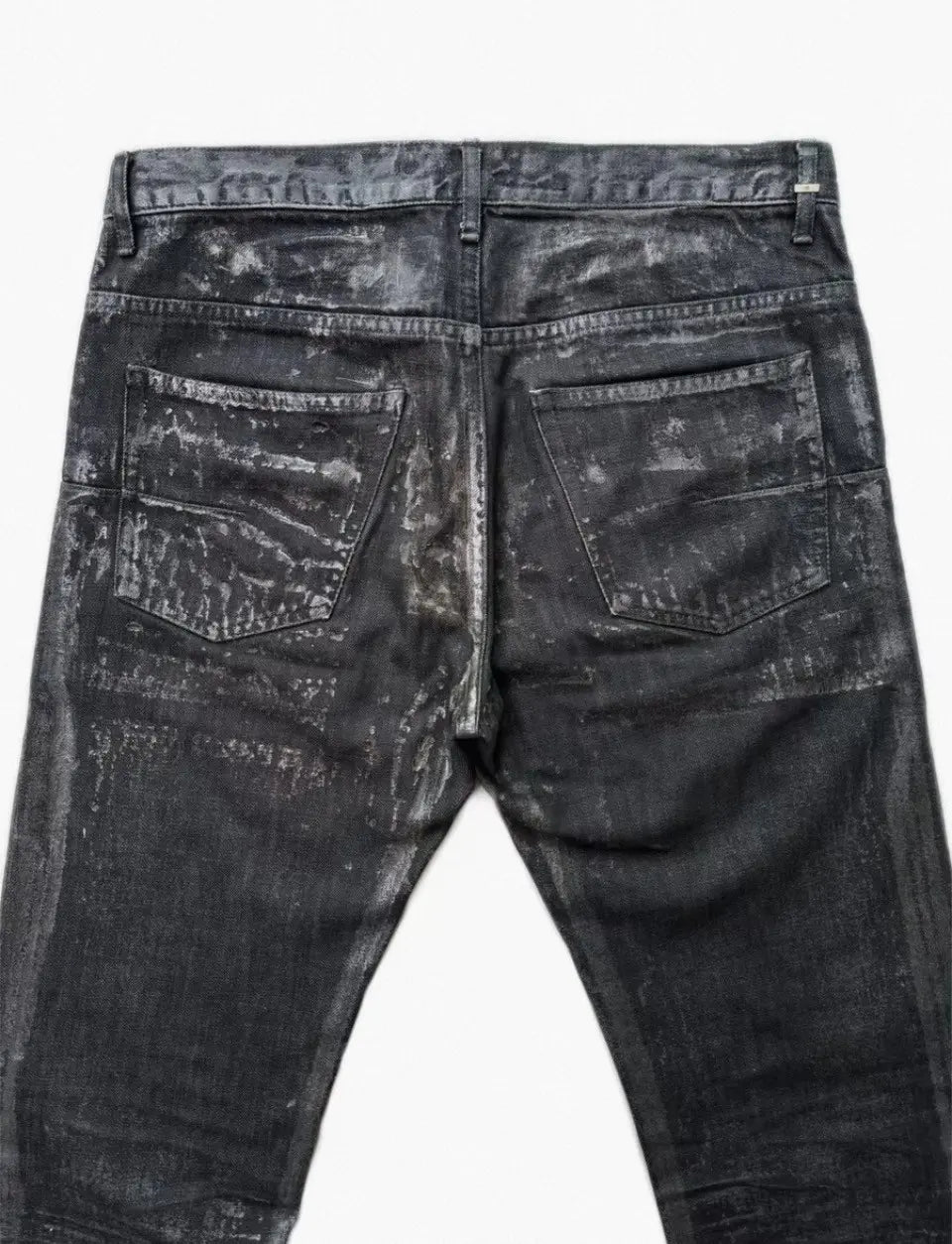 Homme Black Luster Denim Jeans