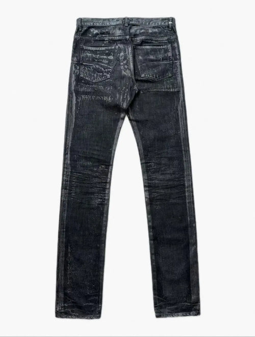 Homme Black Luster Denim Jeans