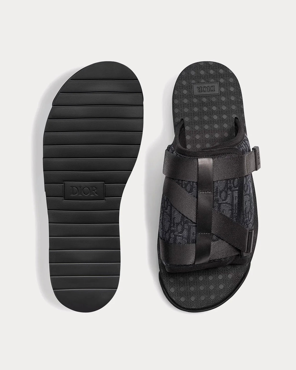 Alpha Oblique Sandal (Black)