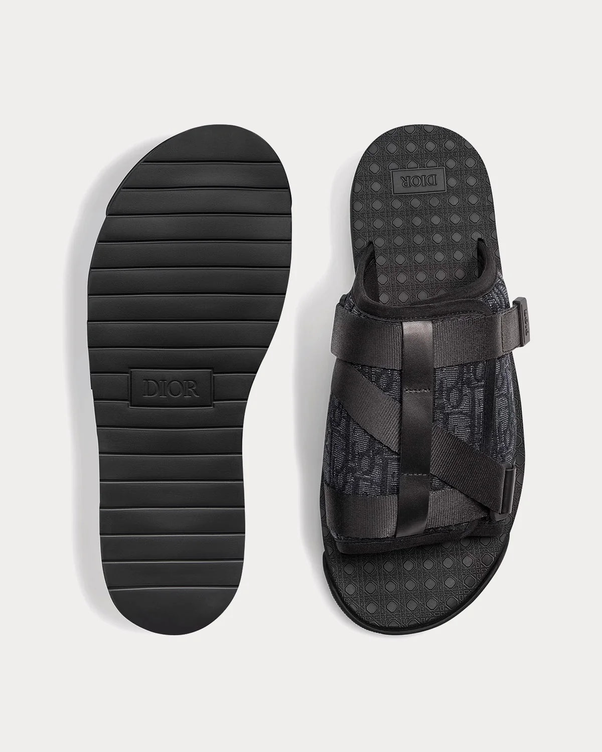 Alpha Oblique Sandal (Black)