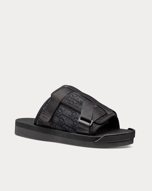 Alpha Oblique Sandal (Black)